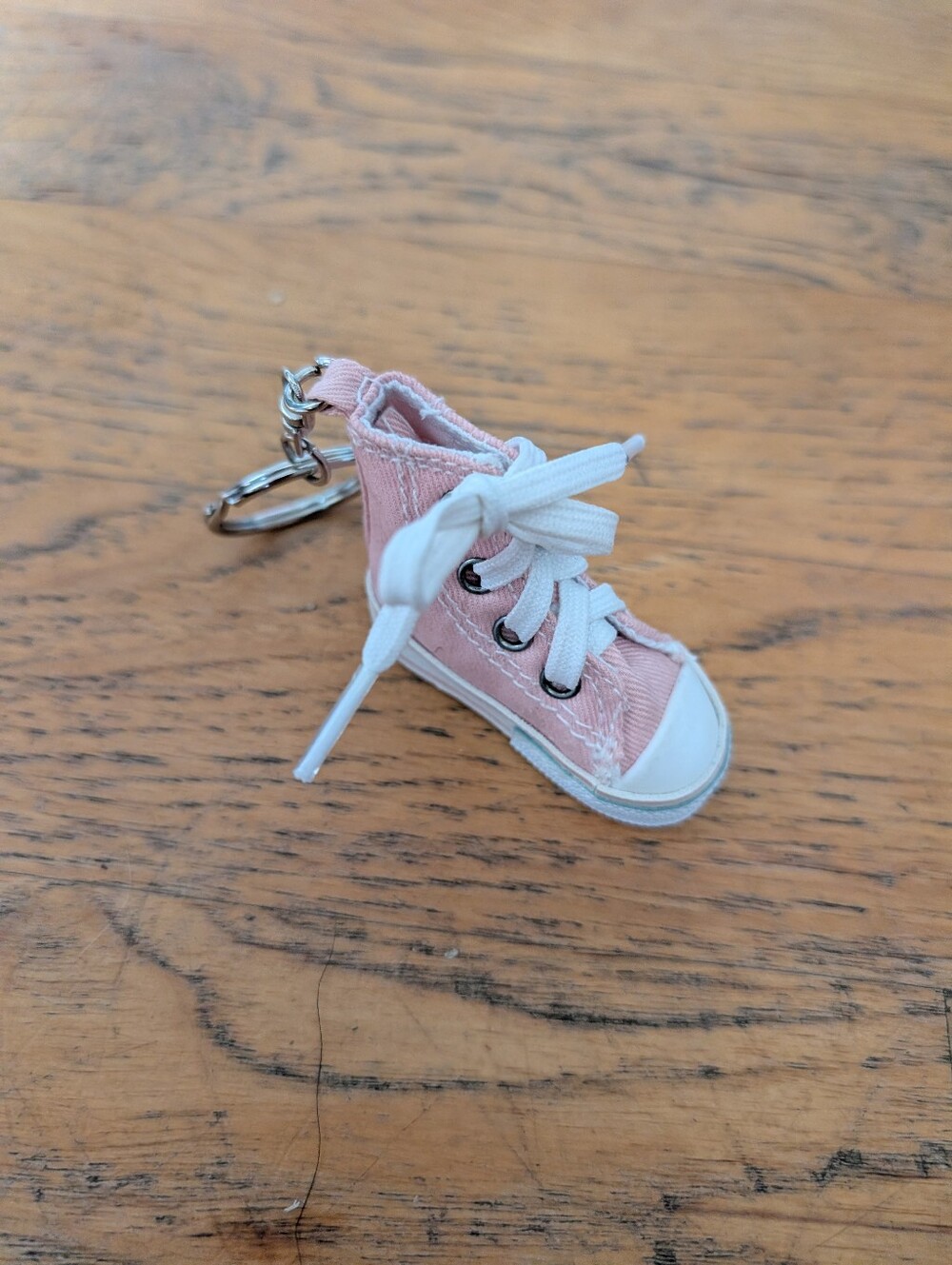 Vintage Pink Shoe Keychain